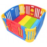 Baby Bear Zone Play-Yard + Rainbow Playmat - Edu Play - BabyOnline HK