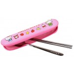 Hello Kitty - Chopsticks & Spoon with Case - Lock & Lock - BabyOnline HK