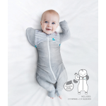 Swaddle UP Transition Suit (1.0 tog) - Grey Stripe (XL) - Love To Dream - BabyOnline HK