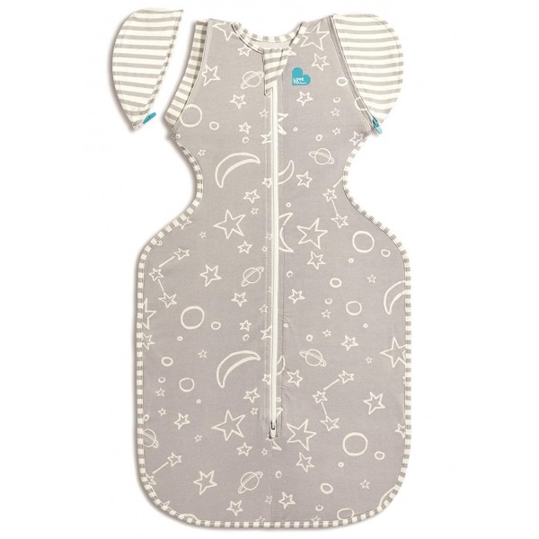 Swaddle UP 50/50 Bamboo (1.0 tog) - Grey (M) - Love To Dream - BabyOnline HK