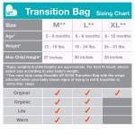 Swaddle UP Transition Bag Original (0.2 tog) - Grey (M) - Love To Dream - BabyOnline HK