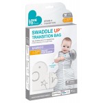 Swaddle UP Transition Bag Bamboo (1.0 tog) - Grey Moon and Star (中碼) - Love To Dream - BabyOnline HK