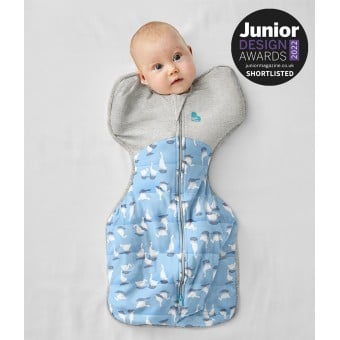 Swaddle UP - Warm 2.5 tog - Blue Silly Goose (M)