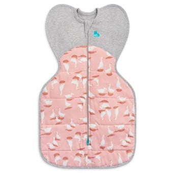 Swaddle UP - Warm 2.5 tog - Silly Goose Dusty Pink (M)
