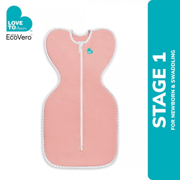 LoveToDream - Swaddle Up - EcoVero (0.5tog) - Rose (Small) - Love To Dream