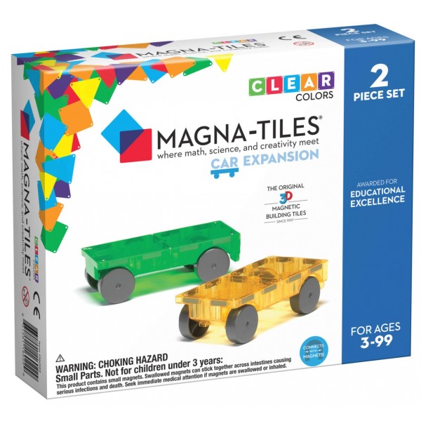 Magna-Tiles - Cars 2-Piece Expansion Set - Magna-Tiles - BabyOnline HK