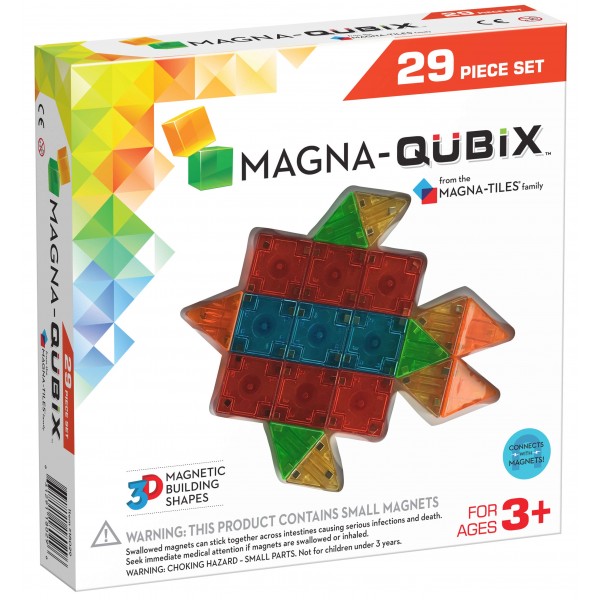 Magna-Qubix 29-Piece Set - Magna-Tiles - BabyOnline HK