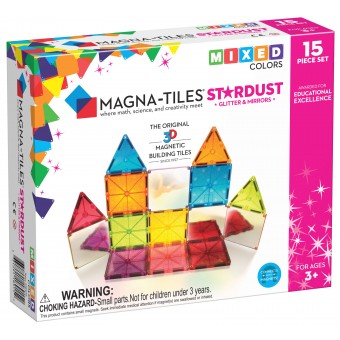 Magna-Tiles - Stardust 15-Piece Set