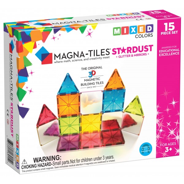 Magna-Tiles - Stardust 15-Piece Set - Magna-Tiles - BabyOnline HK