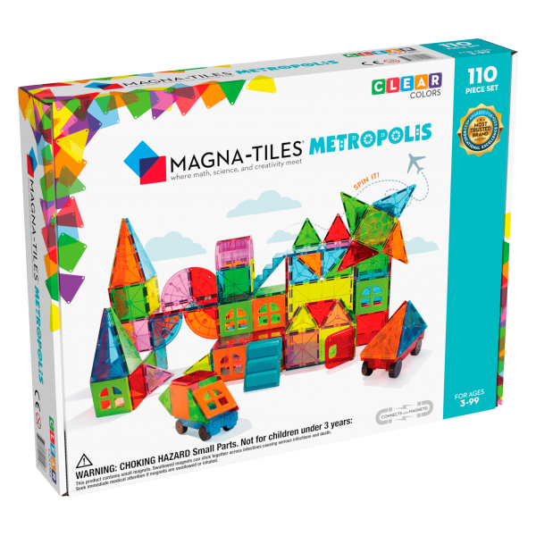 Magna-Tiles - Metropolis 110-Piece Set - Magna-Tiles - BabyOnline HK