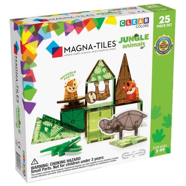 Magna-Tiles - Jungle Animals 25-Piece Set - Magna-Tiles - BabyOnline HK