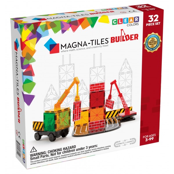 Magna-Tiles - Builder 32-Piece Set - Magna-Tiles - BabyOnline HK