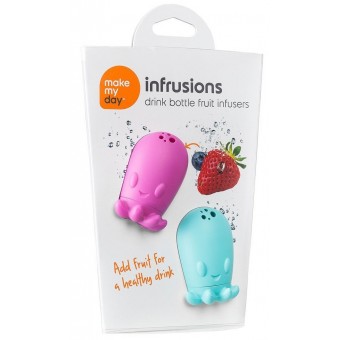 Infrusions - Drink Bottle Fruit Infuser  - Purple/Blue