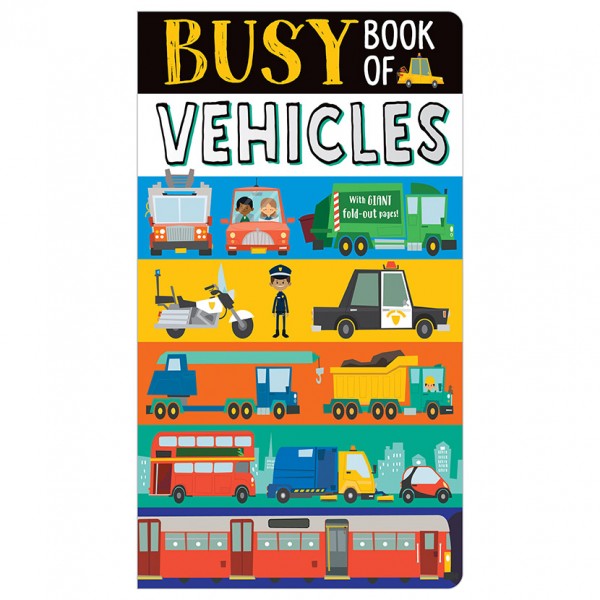 Busy Book of Vehicles (with Giant Fold-out Pages) - Make Believe Ideas - BabyOnline HK
