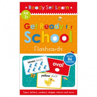 Get Ready for School Flashcards (86 cards)