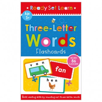 Three-Letters Words Flashcards (86 cards)