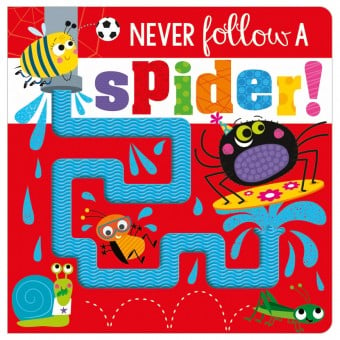 Touch and Feel Book - Never Follow A Spider!