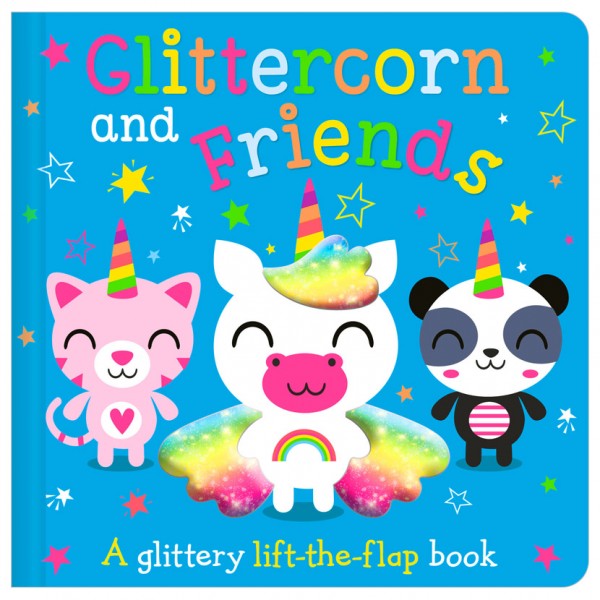 A Glittery Lift-the-Flap Board Book - Glittercorn and Friends - Make Believe Ideas - BabyOnline HK