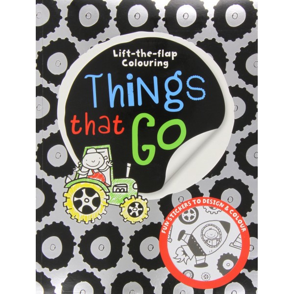 Lift-the-flap Colouring - Things That Go - Make Believe Ideas - BabyOnline HK