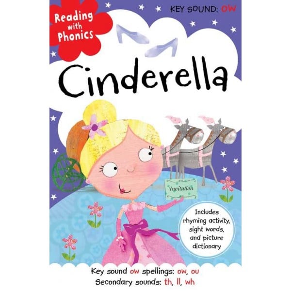 Reading with Phonics (HC) - Cinderella - Make Believe Ideas - BabyOnline HK