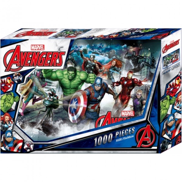 Marvel Avengers - Jigsaw Puzzle (1000 pcs) - Marvel Heros - BabyOnline HK