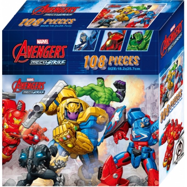 Marvel Avengers - 108片盒裝拼圖 - Marvel Heros - BabyOnline HK