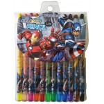 Marvel Avengers - Korean Crayons (12 colors) - Marvel Heros - BabyOnline HK