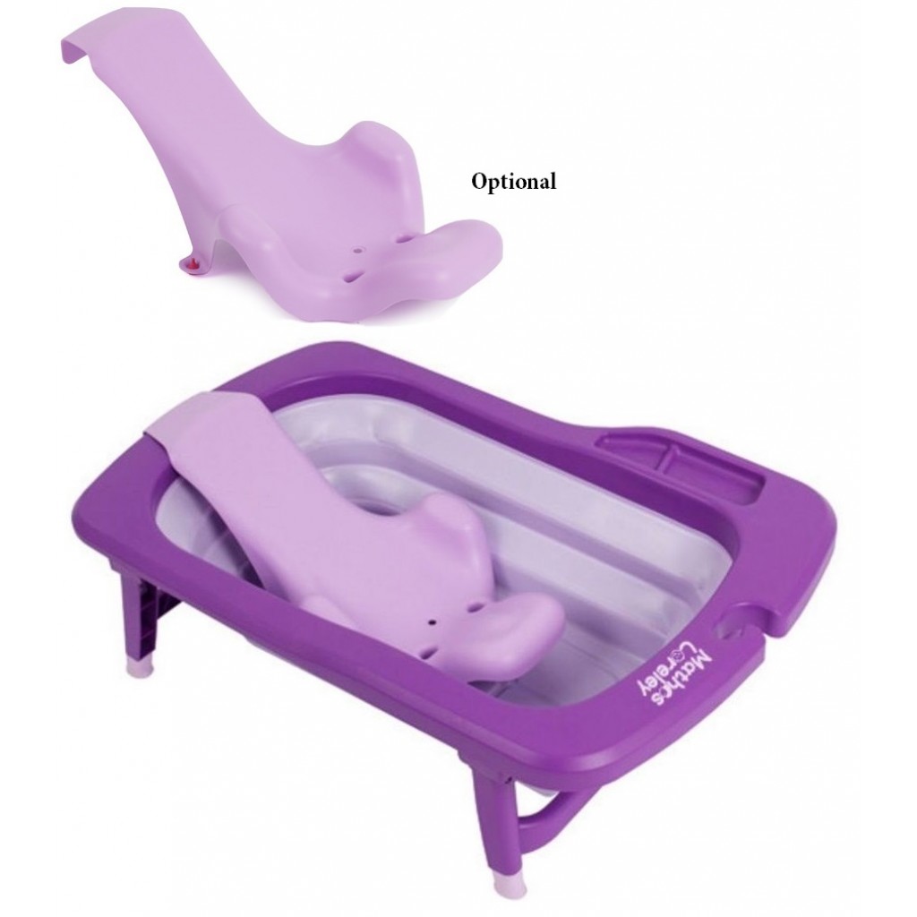 Mathos Loreley - Deluxe Folding Baby Bath Tub - Purple ...