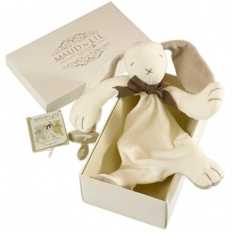 DouDou Organic Cotton Comforter with Gift Box - Ears The Bunny