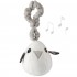 Soft Bouncy Bird Sound Play Toy (Organic) - Tweet Grey
