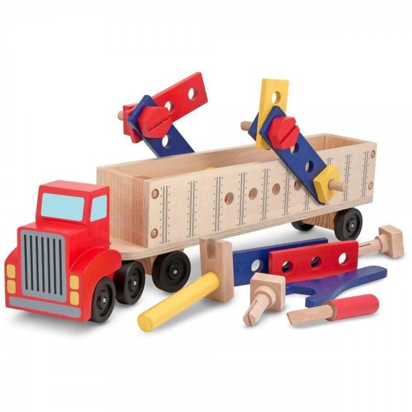 Big Rig Building Truck Wooden Play Set - Melissa & Doug - BabyOnline HK