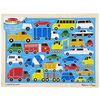 Beep Beep Wooden Jigsaw Puzzle - 24 Pieces