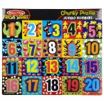 Jumbo Numbers Chunky Puzzle - Melissa & Doug - BabyOnline HK