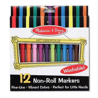 Non-Roll Marker Set (12 pcs)