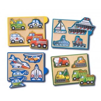 Vehicles Mini-Puzzle-Pack