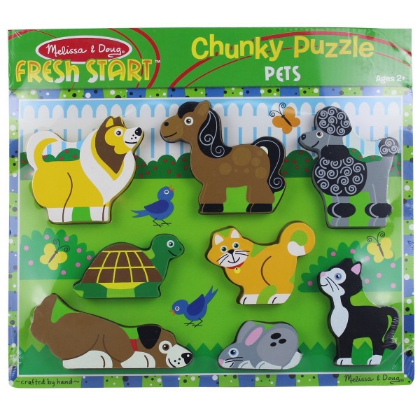 Chunky Puzzle - Pets - Melissa & Doug - BabyOnline HK