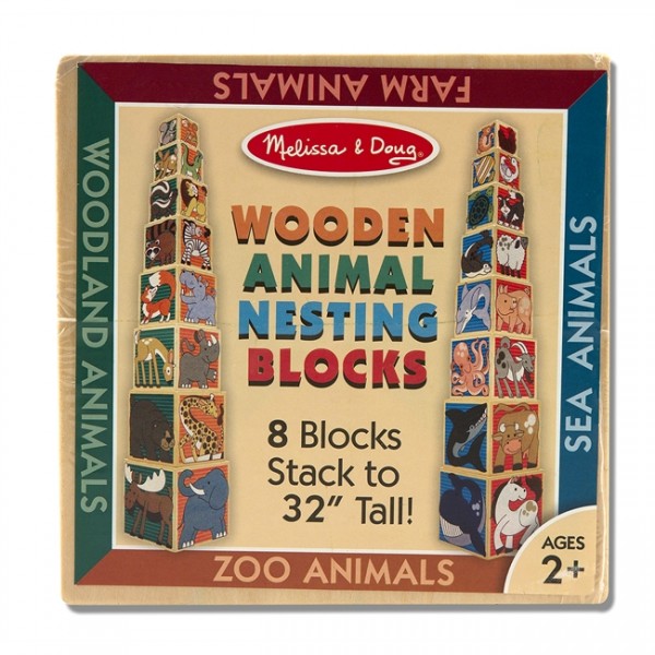 Wooden Animal Nesting Blocks (2+) - Melissa & Doug - BabyOnline HK