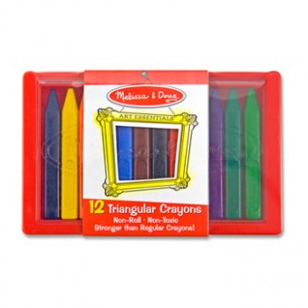 12 Triangular Crayons