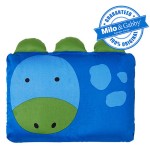 動物好朋友 - 防蹣嬰兒枕頭套 (藍色恐龍) - Milo & Gabby - BabyOnline HK