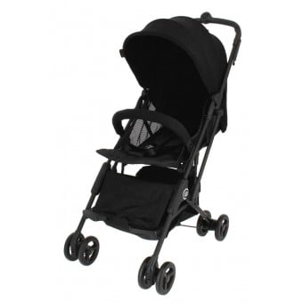 Mimosa Cabin City Stroller + Carry Bag - Jet Set Black (Extended Canopy + Magnetic Buckle)