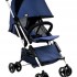 Mimosa Cabin City Stroller + Carry Bag - Matt Silver + Navy (Extended Canopy + Magnetic Buckle)