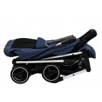 Mimosa Cabin City Stroller + Carry Bag - Matt Silver + Navy (Extended Canopy + Magnetic Buckle) - Mimosa - BabyOnline HK