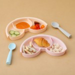 天然寶貝兒童學習餐具 聰明矽膠分隔盤 - 薰衣草 - Miniware - BabyOnline HK