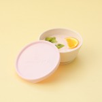 天然聚乳酸兒童碗套裝 (附吸盤) - 香草x棉花糖 - Miniware - BabyOnline HK