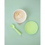 天然聚乳酸兒童碗套裝 (附吸盤) - 香草x青檸 - Miniware - BabyOnline HK