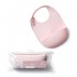 Silibib 嬰兒膠矽圍兜 - 粉紅色