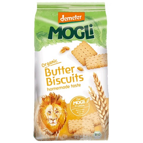 Organic Butter Biscuits 125g - Mogli - BabyOnline HK