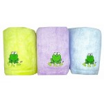 Bamboo Bath Towel (70 x 140cm) - Blue - Moo Moo Kow - BabyOnline HK