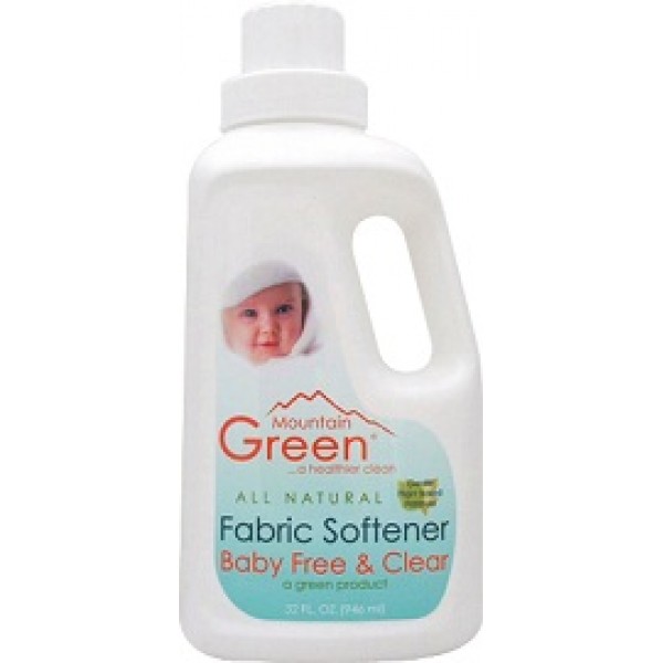 All Natural Fabric Softener - Baby Free & Clear 946ml - Mountain Green - BabyOnline HK