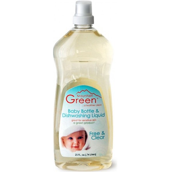 Baby Bottle & Dishwashing Liquid 25oz - Mountain Green - BabyOnline HK